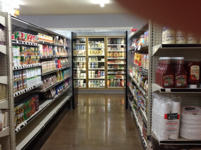 health food store pantry aisle